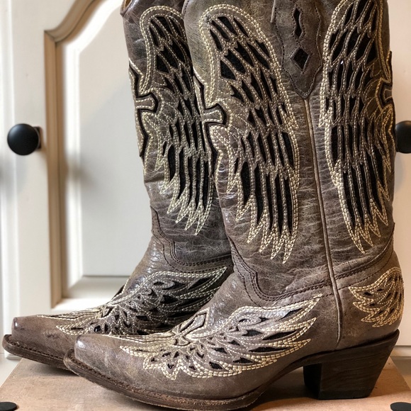 Corral Wing & Cross Boots - Picture 4 of 7